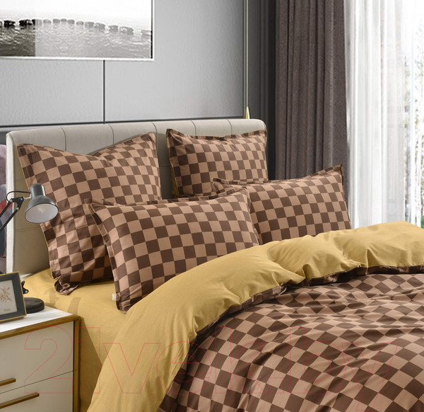Изображение товара Комплект постельного белья Sofi de Marko Кимберли 1.6 / 1.6-5590 (кофе)