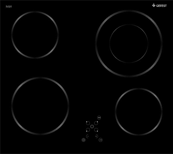 Изображение товара Электрическая варочная панель GEFEST ПВЭ 4233 К10