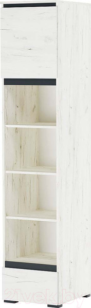 Изображение товара Стеллаж Памир Гретта 1С1Я (крафт белый/антрацит)