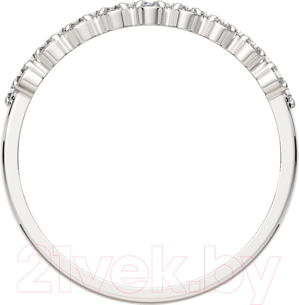 Изображение товара Кольцо из белого золота ZORKA 2D00373.14K.W.ZZ (р.16, с бриллиантом)