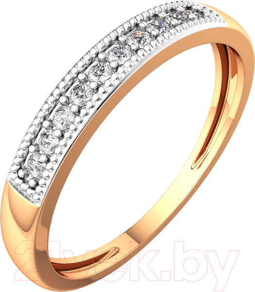 Изображение товара Кольцо из розового золота ZORKA 2D00178.14K.R (р.16.5, с бриллиантом)