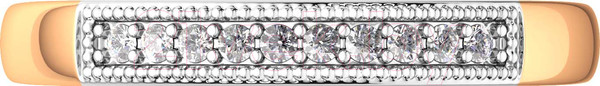 Изображение товара Кольцо из розового золота ZORKA 2D00178.14K.R (р.16.5, с бриллиантом)