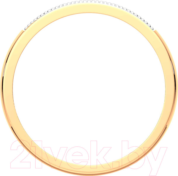 Изображение товара Кольцо из розового золота ZORKA 2D00178.14K.R (р.16.5, с бриллиантом)