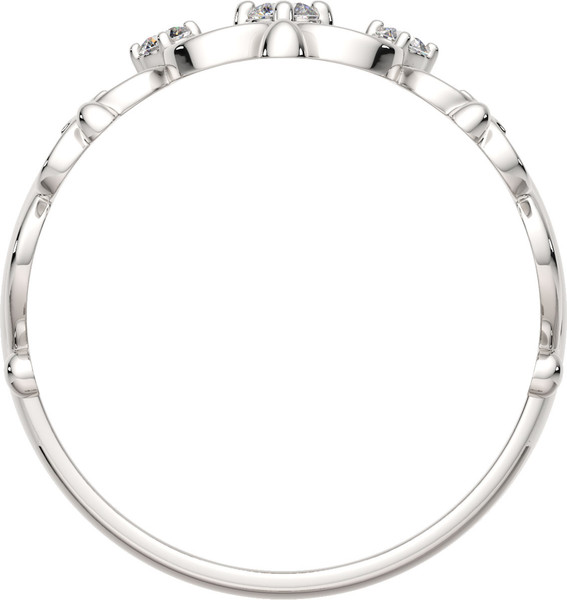 Изображение товара Кольцо из серебра ZORKA 0210003 (р.18, с фианитами)