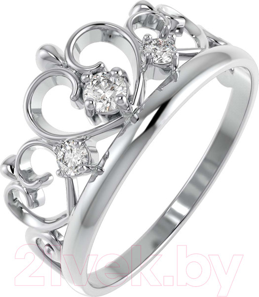 Изображение товара Кольцо из серебра ZORKA 0210003 (р.17, с фианитами)