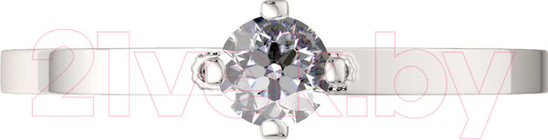 Изображение товара Кольцо помолвочное из серебра ZORKA 0210016 (р.15.5, с фианитом)