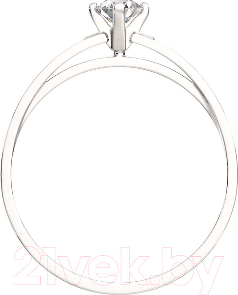 Изображение товара Кольцо помолвочное из серебра ZORKA 0210016 (р.15.5, с фианитом)