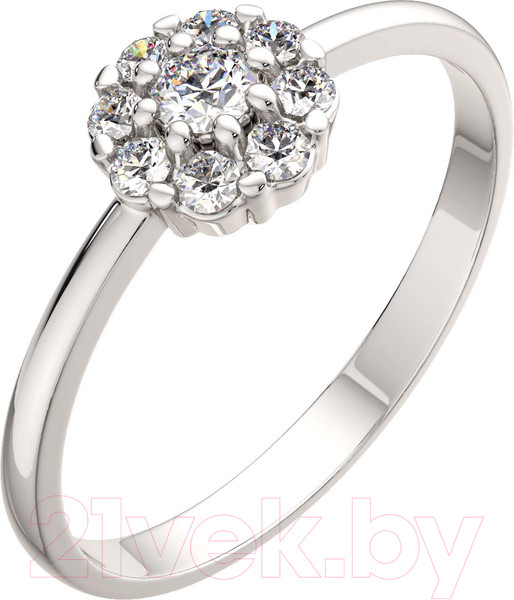 Изображение товара Кольцо из серебра ZORKA 0210071 (р.16.5, с фианитами)