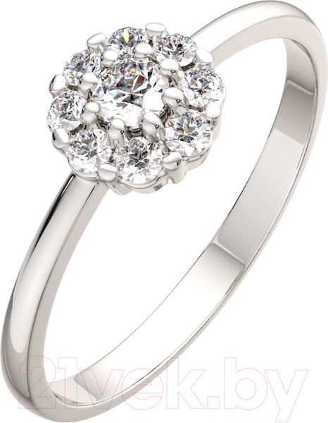 Изображение товара Кольцо из серебра ZORKA 0210071 (р.16.5, с фианитами)