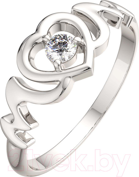 Изображение товара Кольцо из серебра ZORKA 0210118 (р.15.5, с фианитом)