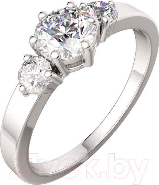 Изображение товара Кольцо из серебра ZORKA 0210128 (р.17.5, с фианитами)