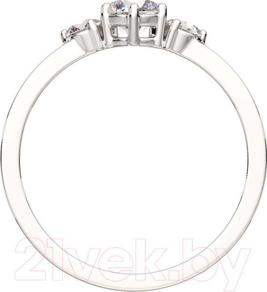 Изображение товара Кольцо из серебра ZORKA 0210128 (р.17.5, с фианитами)