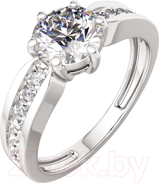 Изображение товара Кольцо из серебра ZORKA 0210227 (р.18, с фианитами)