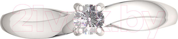 Изображение товара Кольцо помолвочное из серебра ZORKA 0210281 (р.17.5, с фианитом)