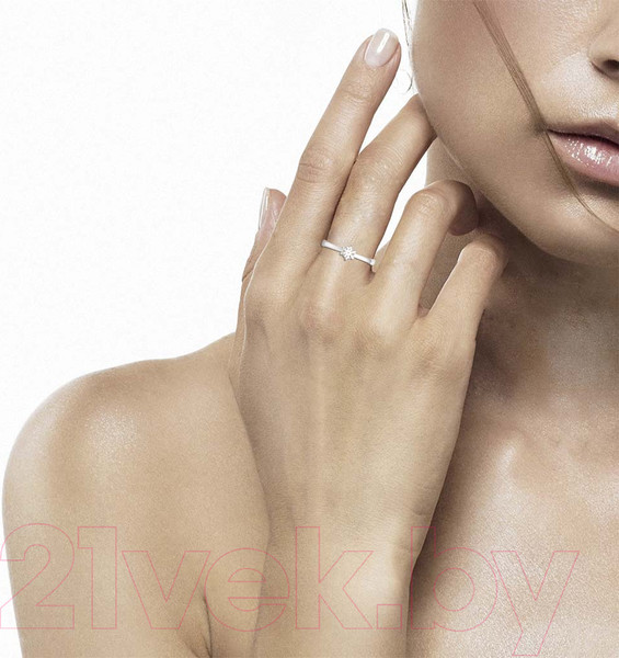 Изображение товара Кольцо из серебра ZORKA 0210294 (р.17, с фианитом)