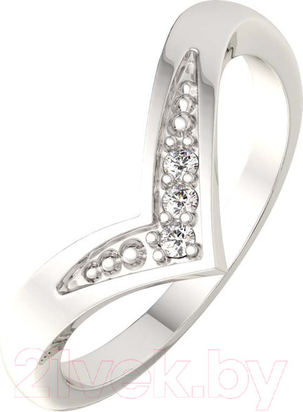 Изображение товара Кольцо из серебра ZORKA 0210299 (р.13.5, с фианитами)