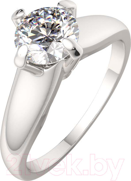 Изображение товара Кольцо помолвочное из серебра ZORKA 0210310 (р.19, с фианитом)