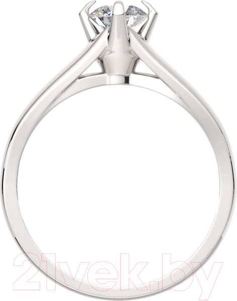 Изображение товара Кольцо помолвочное из серебра ZORKA 0210310 (р.19, с фианитом)