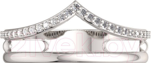 Изображение товара Кольцо из серебра ZORKA 0210357 (р.16.5, с фианитами)