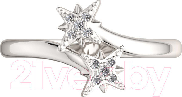 Изображение товара Кольцо из серебра ZORKA 0210382 (р.15.5, с фианитами)