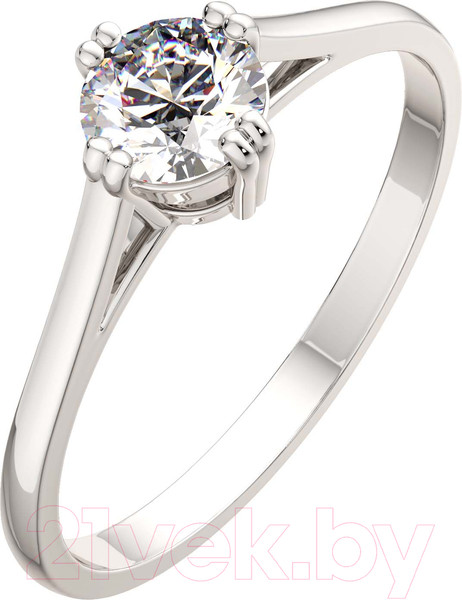 Изображение товара Кольцо помолвочное из серебра ZORKA 0210384 (р.15.5, с фианитом)