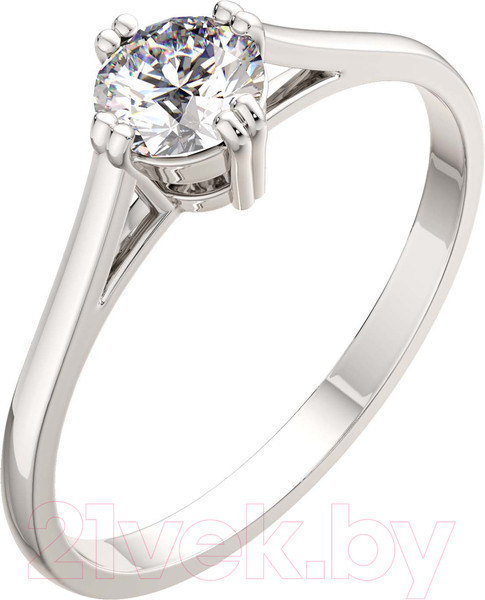 Изображение товара Кольцо помолвочное из серебра ZORKA 0210384 (р.15.5, с фианитом)