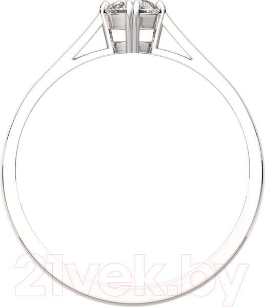 Изображение товара Кольцо помолвочное из серебра ZORKA 0210384 (р.15.5, с фианитом)