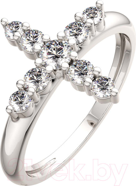 Изображение товара Кольцо из серебра ZORKA 0210385 (р.14, с фианитами)