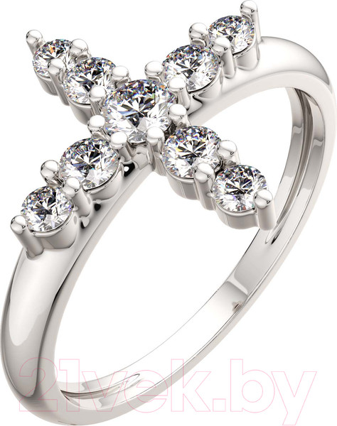 Изображение товара Кольцо из серебра ZORKA 0210385 (р.14, с фианитами)