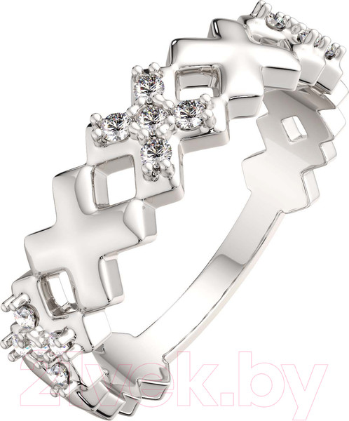 Изображение товара Кольцо из серебра ZORKA 0210431 (р.14, с фианитами)