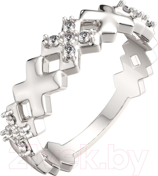 Изображение товара Кольцо из серебра ZORKA 0210431 (р.14, с фианитами)