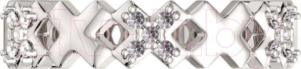 Изображение товара Кольцо из серебра ZORKA 0210431 (р.14, с фианитами)