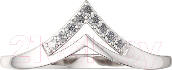 Изображение товара Кольцо из серебра ZORKA 0210439.ZZ (р.17, с фианитами)