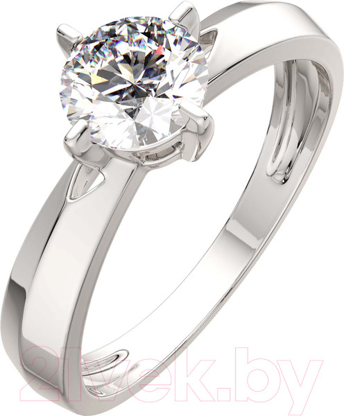 Изображение товара Кольцо помолвочное из серебра ZORKA 0210677.ZZ (р.16.5, с фианитом)