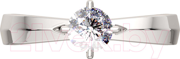 Изображение товара Кольцо помолвочное из серебра ZORKA 0210677.ZZ (р.16.5, с фианитом)