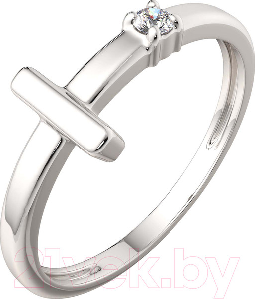 Изображение товара Кольцо из серебра ZORKA 02101014.ZZ (р.16.5, с фианитом)
