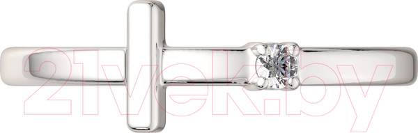 Изображение товара Кольцо из серебра ZORKA 02101014.ZZ (р.16.5, с фианитом)