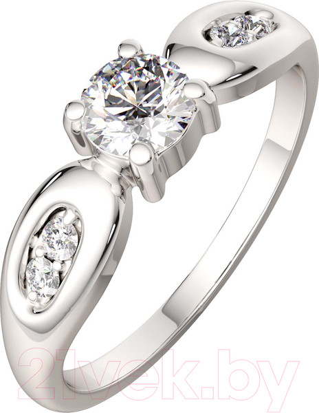 Изображение товара Кольцо из серебра ZORKA 02101139.ZZ (р.17.5, с фианитами)