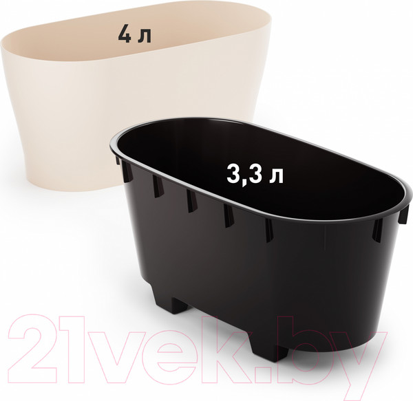 Изображение товара Кашпо Альтернатива Лея / М8590 (бежевый)