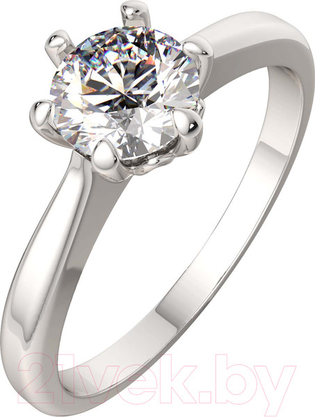 Изображение товара Кольцо помолвочное из серебра ZORKA 0210376 (р.16, с фианитом)