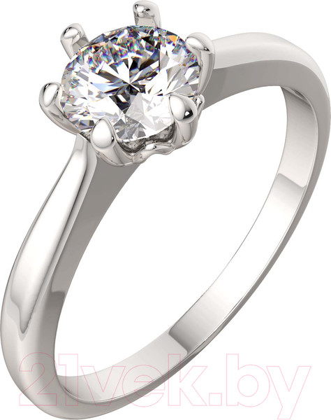 Изображение товара Кольцо помолвочное из серебра ZORKA 0210376 (р.16, с фианитом)