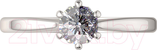 Изображение товара Кольцо помолвочное из серебра ZORKA 0210376 (р.16, с фианитом)