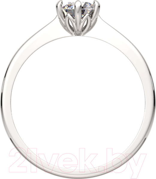 Изображение товара Кольцо помолвочное из серебра ZORKA 0210376 (р.16, с фианитом)