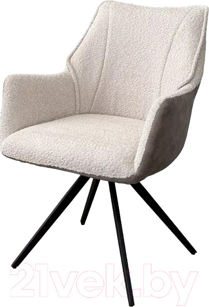 Изображение товара Стул M-City Brevis / 621M05605 (бежевый XD841-01 букле/бежевый gino-101/черный)