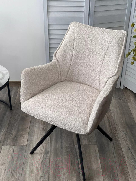 Изображение товара Стул M-City Brevis / 621M05605 (бежевый XD841-01 букле/бежевый gino-101/черный)