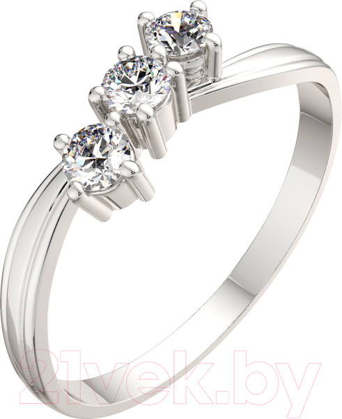Изображение товара Кольцо из серебра ZORKA 0210005 (р.16, с фианитами)