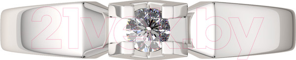 Изображение товара Кольцо помолвочное из белого золота ZORKA 2D00205.14K.W.ZZ (р.17.5, с бриллиантом)