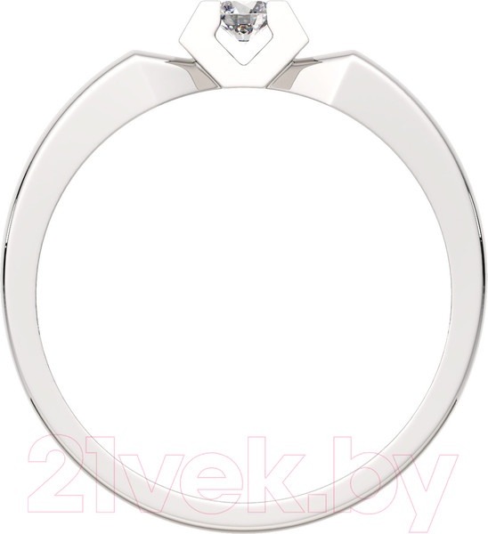 Изображение товара Кольцо помолвочное из белого золота ZORKA 2D00205.14K.W.ZZ (р.17.5, с бриллиантом)