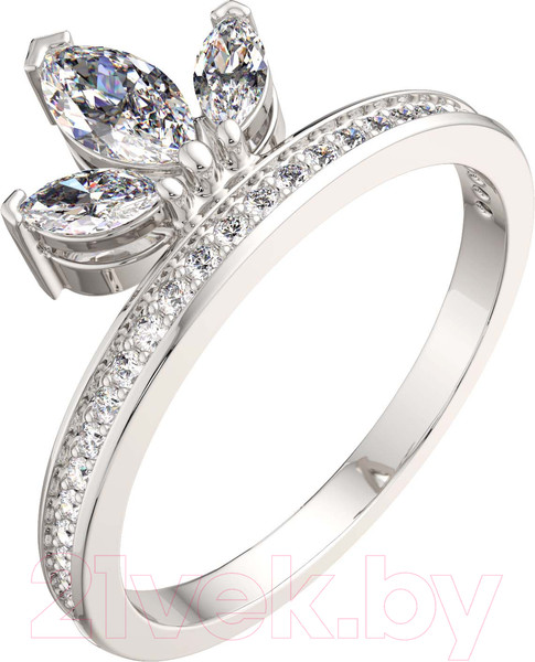 Изображение товара Кольцо из серебра ZORKA 0210197 (р.16.5, с фианитами)
