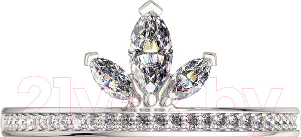 Изображение товара Кольцо из серебра ZORKA 0210197 (р.16.5, с фианитами)